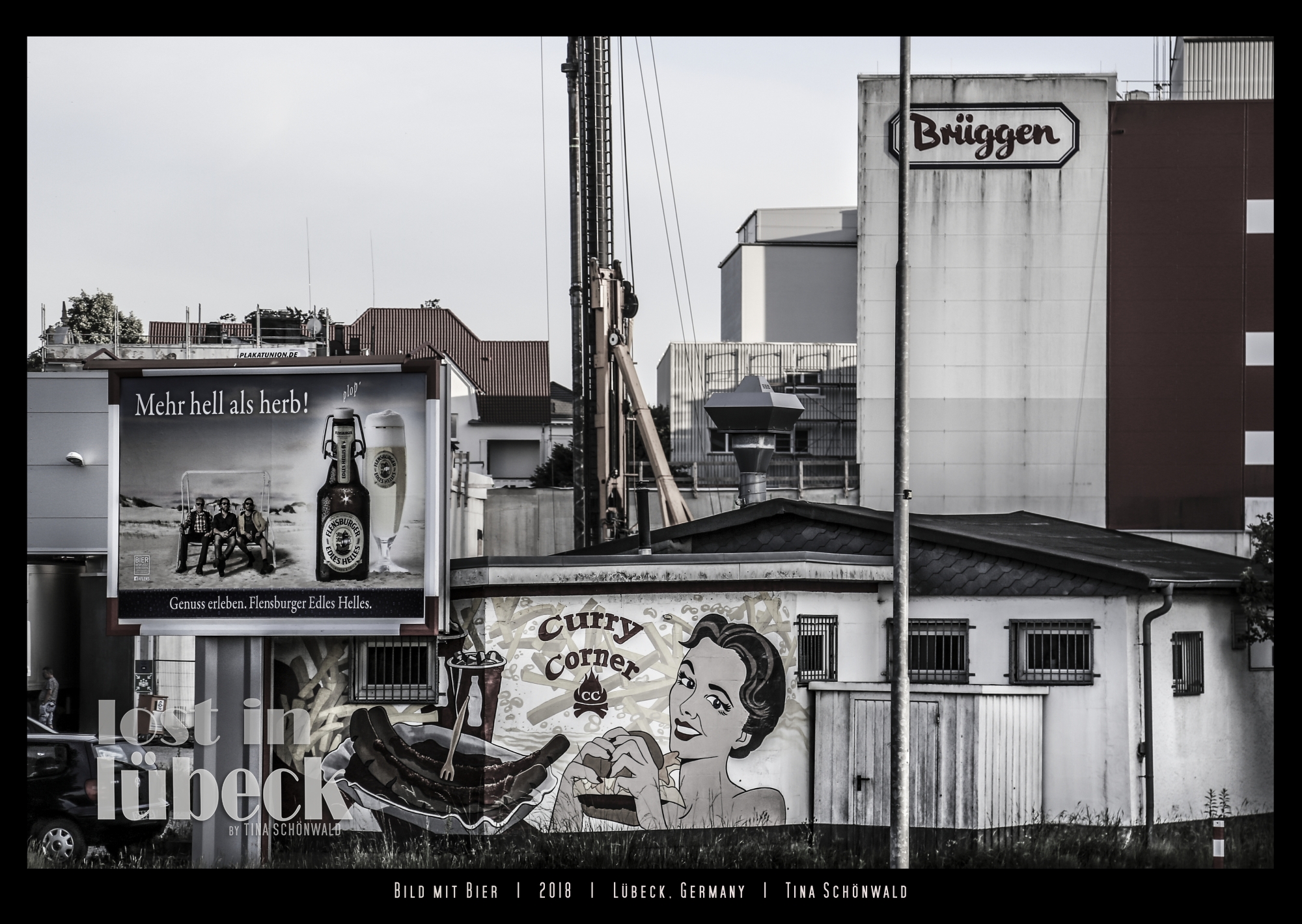 bild mit bier 2018 poster tina schönwald lost in lübeck