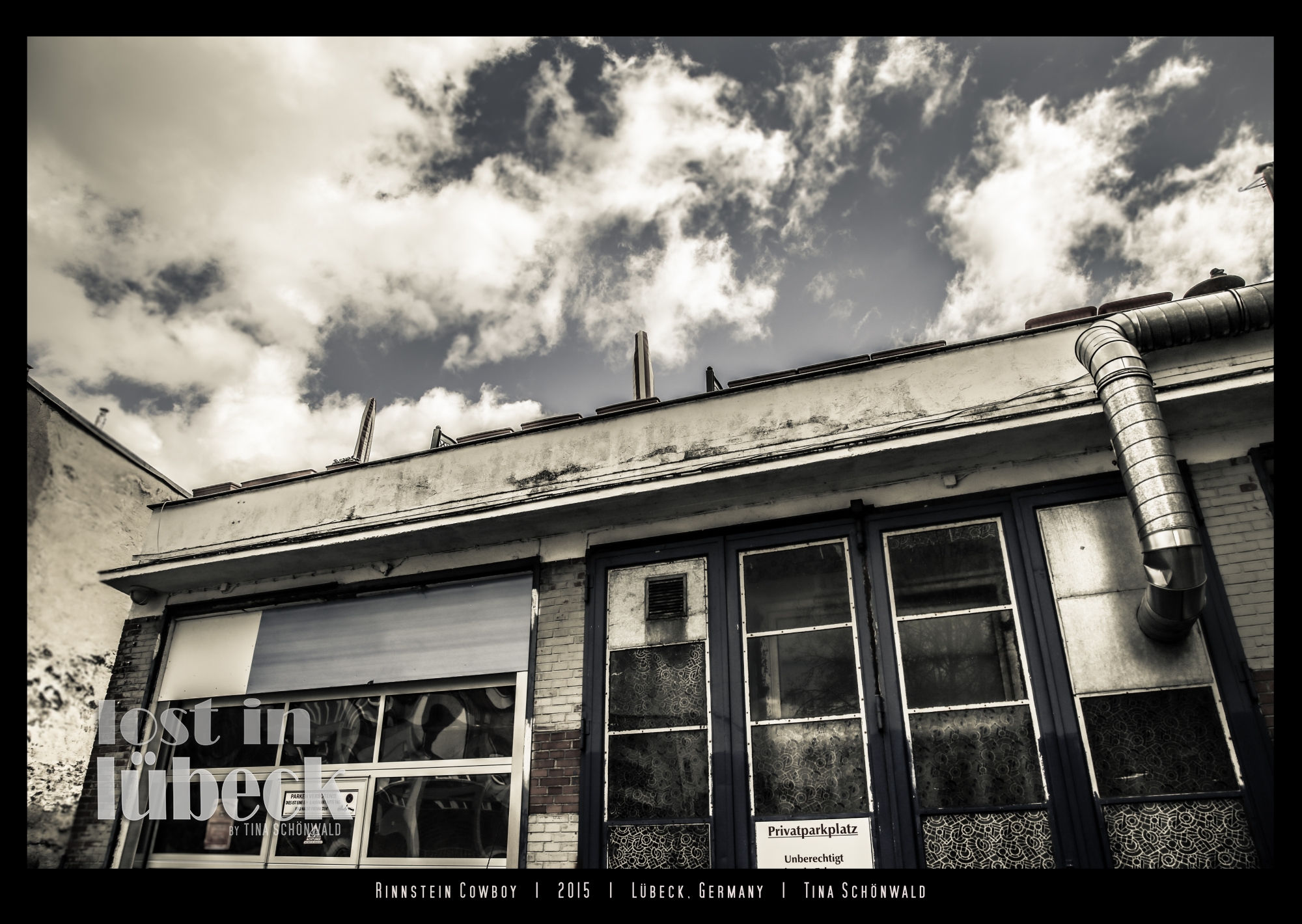 rinnstein cowboy 2015 poster tina schönwald lost in lübeck