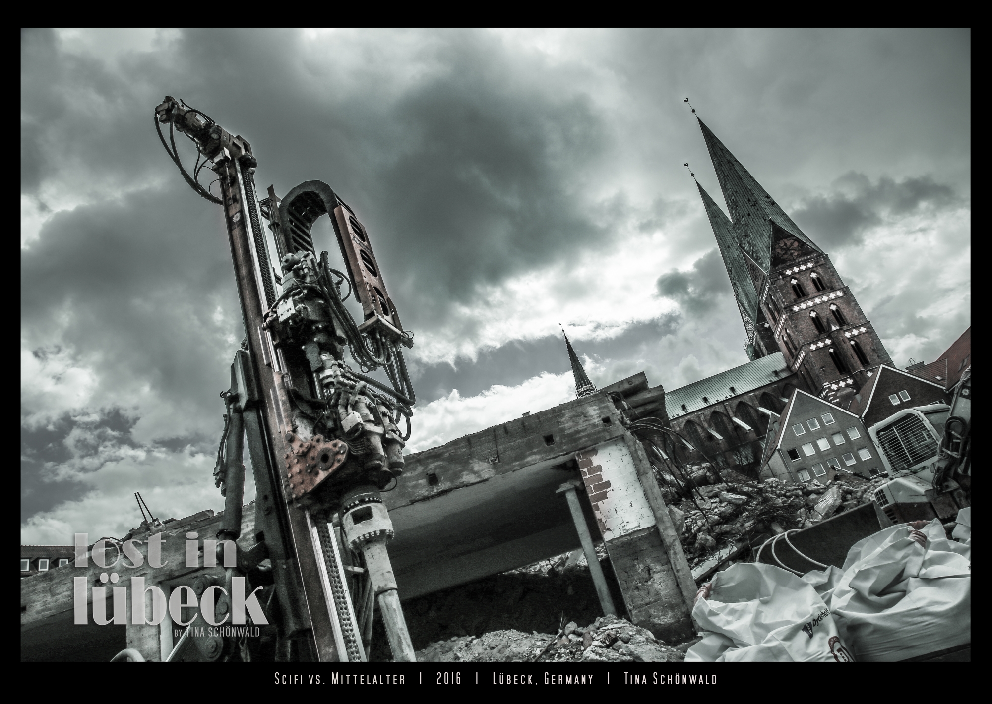 scifi vs mittelalter 2016 poster tina schönwald lost in lübeck